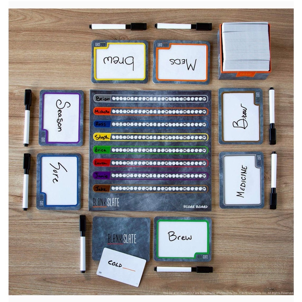 Blank Slate USAopoly Board Game Fun Family-Friendly Word Association. Ages 8+. - Picture 3 of 11